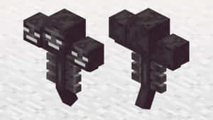 Epic Showdown: Minecraft Wither Boss Battle Wallpaper