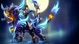 Epic Showdown Of Dota 2 Heroes Wallpaper