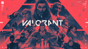 Epic Showdown Of Valorant Agents Wallpaper