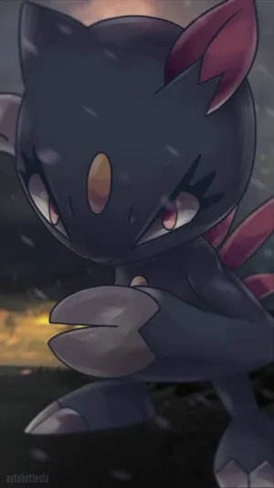 Epic Sneasel In The Snow Wallpaper