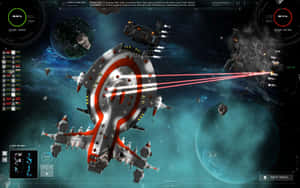 Epic_ Space_ Battle_ Scene Wallpaper