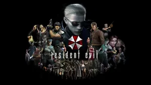 Epic Standoff Of Resident Evil Characters Wallpaper