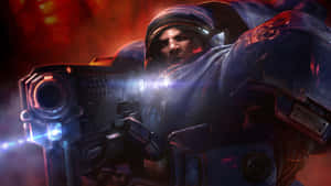 Epic Starcraft Characters Battle Scene Wallpaper