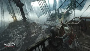 Epic Voyage In Assassin's Creed Black Flag Wallpaper
