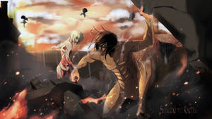 Eren Yeager And Annie Leonhart Wallpaper