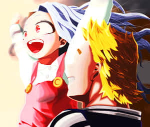 Eri And Togota Painting My Hero Academia Wallpaper