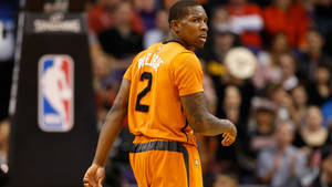 Eric Bledsoe Roams Inside Basketball Court Wallpaper