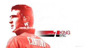 Eric Cantona In Red Wallpaper