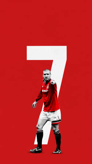 Eric Cantona Number Seven Wallpaper