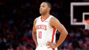 Eric Gordon Basketball Player In Focus Wallpaper