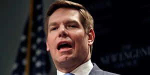 Eric Swalwell Speakingat Event Wallpaper