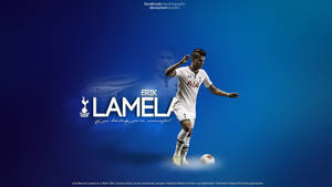 Erik Lamela Blue Poster Wallpaper