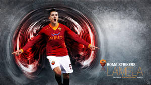 Erik Lamela Wind Football Jersey Wallpaper