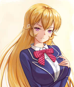 Erina Nakiri Anime Portrait Wallpaper