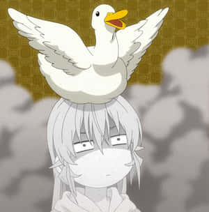 Erina Nakiriwith Duckon Head Wallpaper