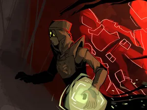 Eris Morn Holding Green Orb Wallpaper