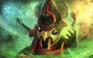 Ermac In Mortal Kombat Battle Action Wallpaper