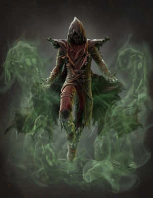 Ermac Unleashes His Mighty Power In Mortal Kombat Wallpaper