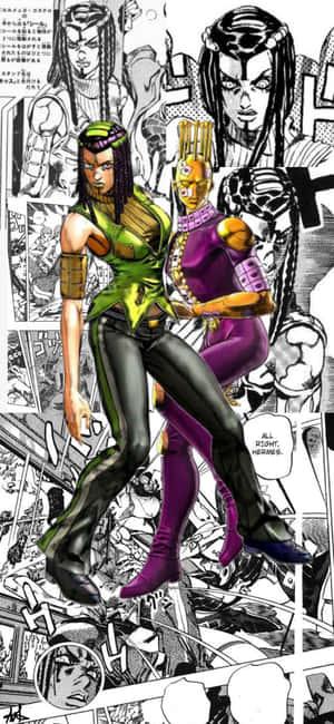 Ermes_ Costello_and_ Stand_ Jo Jos_ Bizarre_ Adventure Wallpaper