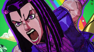 Ermes Costello Anime Character Shouting Wallpaper