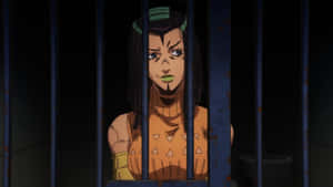 Ermes Costello Behind Bars Anime Scene Wallpaper