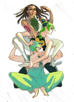 Ermesand Stands Artwork Wallpaper