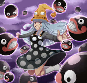 Eruka Frog In Full Form - Unveiling The Witch's Power In Soul Eater Wallpaper