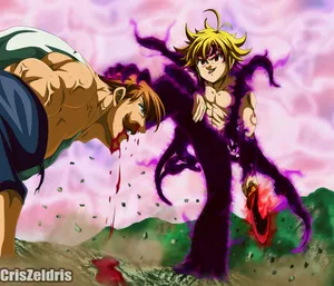 Escanor Versus Meliodas Duel Wallpaper