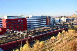 Eschsur Alzette Railway Station Area Wallpaper