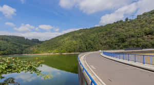 Eschsur Alzette_ Reservoir_ Scenery Wallpaper