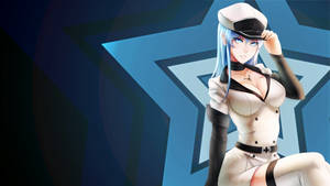 Esdeath Sitting Wallpaper