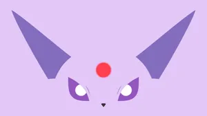 Espeon Face Vector Art Wallpaper