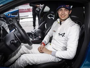 Esteban Ocon In The Front Seat Wallpaper