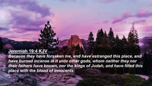 Estranged Nature Bible Verse Wallpaper