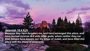 Estranged Nature Bible Verse Wallpaper