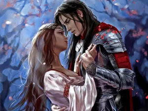 Eternal Bond Fantasy Love Wallpaper