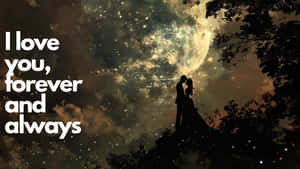 Eternal Love Under Starry Sky Wallpaper