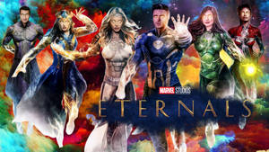 Eternals Colorful Digital Cover Wallpaper