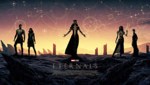 Eternals Movie Pre Release Poster Wallpaper