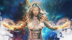 Eternals Thena Fan Art Wallpaper