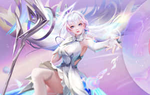 Ethereal_ Anime_ Warrior Wallpaper