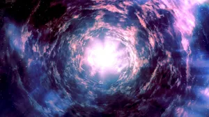 Ethereal Beauty Of Sovngarde Skies Wallpaper