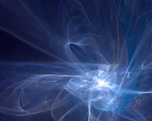 Ethereal_ Blue_ Energy_ Flows Wallpaper