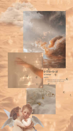 Ethereal Collage Aesthetic Wallpaper