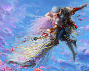 Ethereal_ Embrace_ Fantasy_ Art Wallpaper
