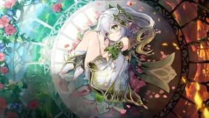 Ethereal Forest Guardian Anime Artwork Wallpaper