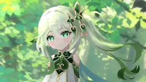 Ethereal Forest Spirit Art Wallpaper