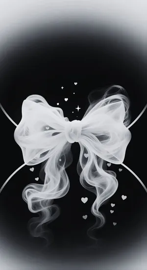 Ethereal Smoke Bow Wallpaper