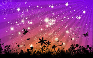 Ethereal Star Shining Brightly In A Celestial Sky Wallpaper