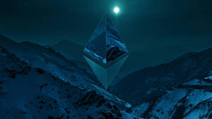 Ethereum Snowy Night Wallpaper